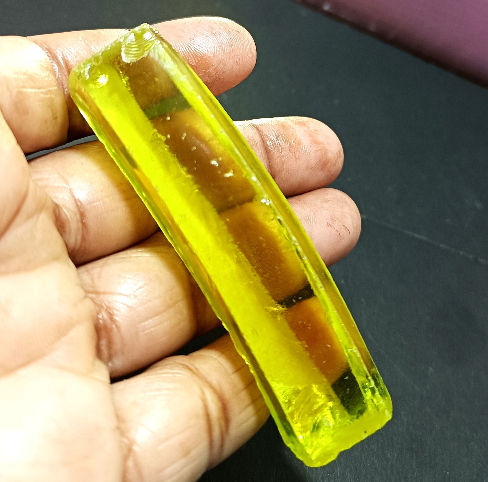 EGL Certified 500. 20 Ct NATURAL LEMON Zircon Rough Cambodian Loose GEMSTONE