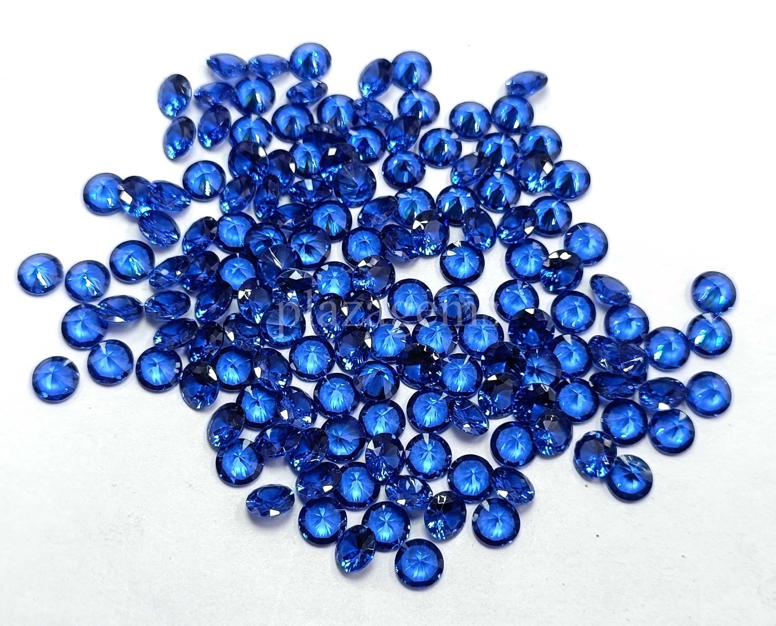 Rare 4 Pcs Natural Blue Sapphire Round Shape EGL Certified Loose Gemstone 5OSP