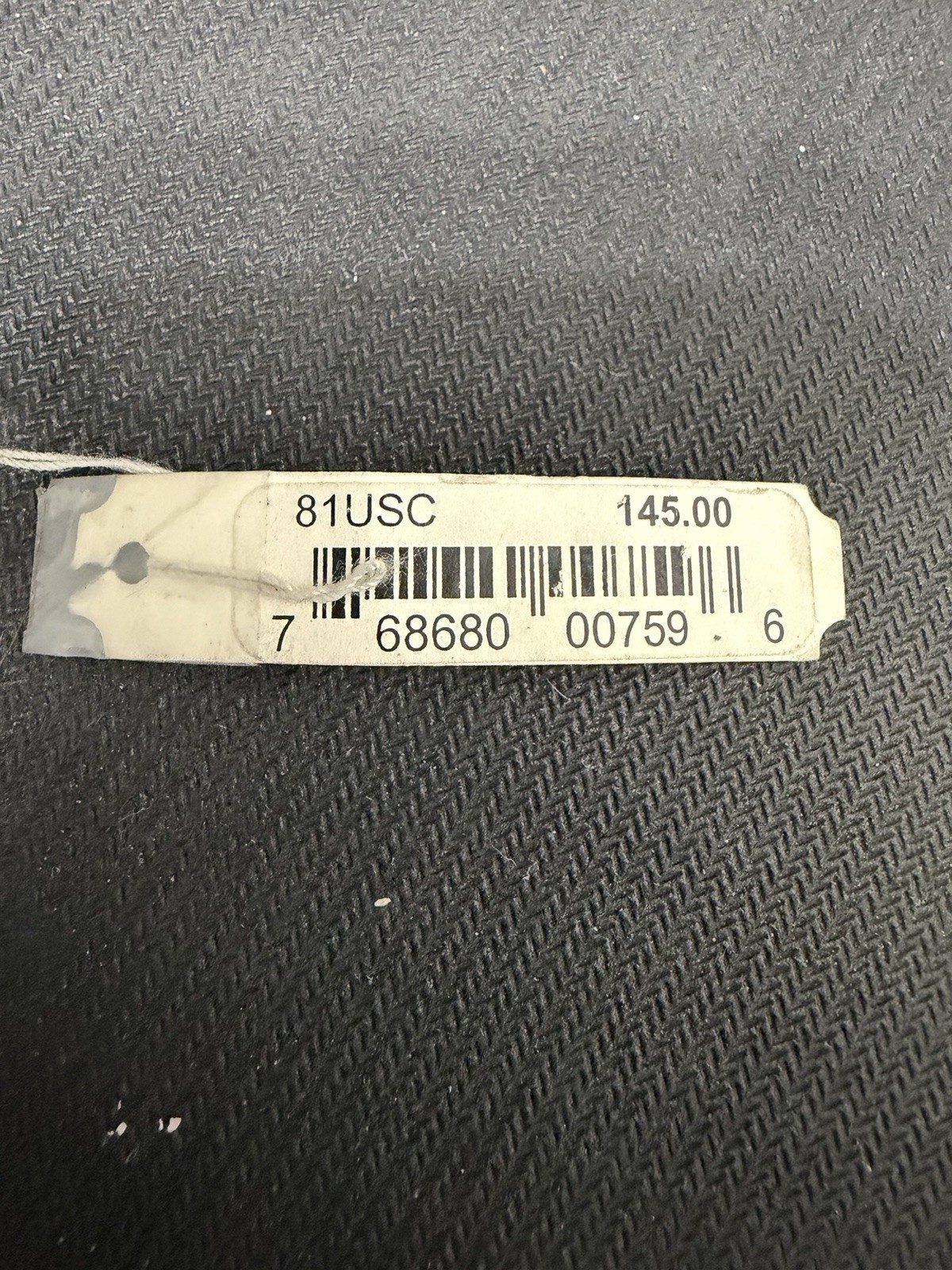 Skagen Denmark 81USC Black Dial Ultra Slim Steel Bracelet NOS $145 Tag New