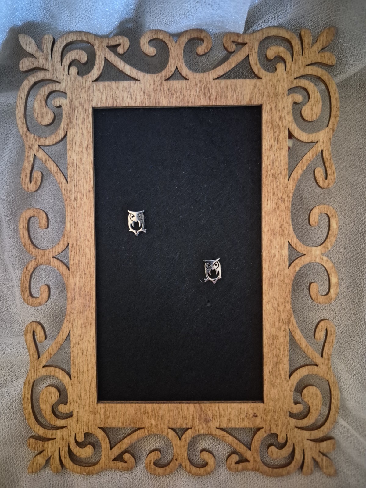 Owel Shaped Stainless Steel Earings.