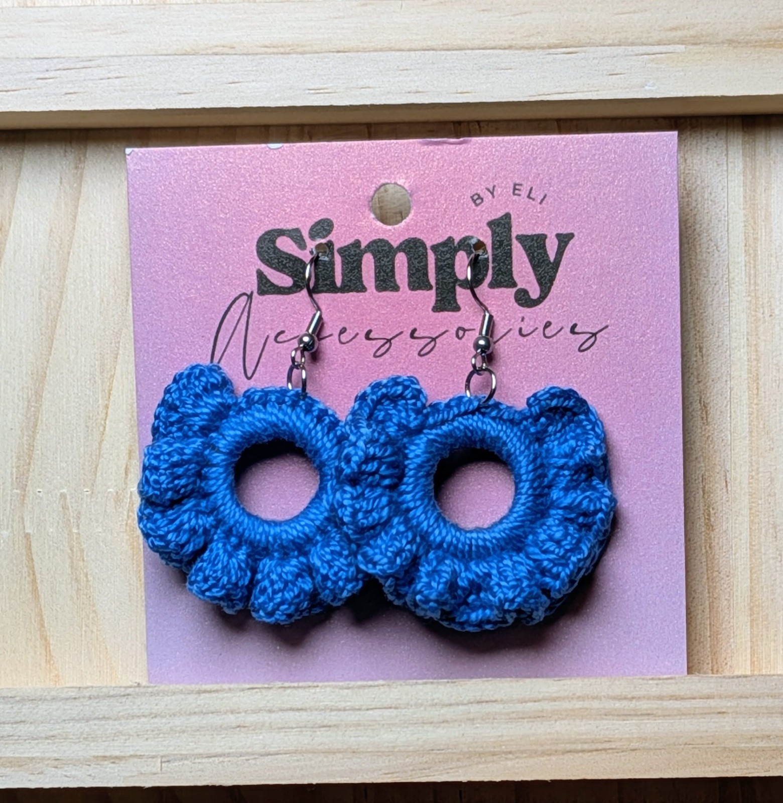 Lot Of 4 Coloful Handmade Crochet Earrings