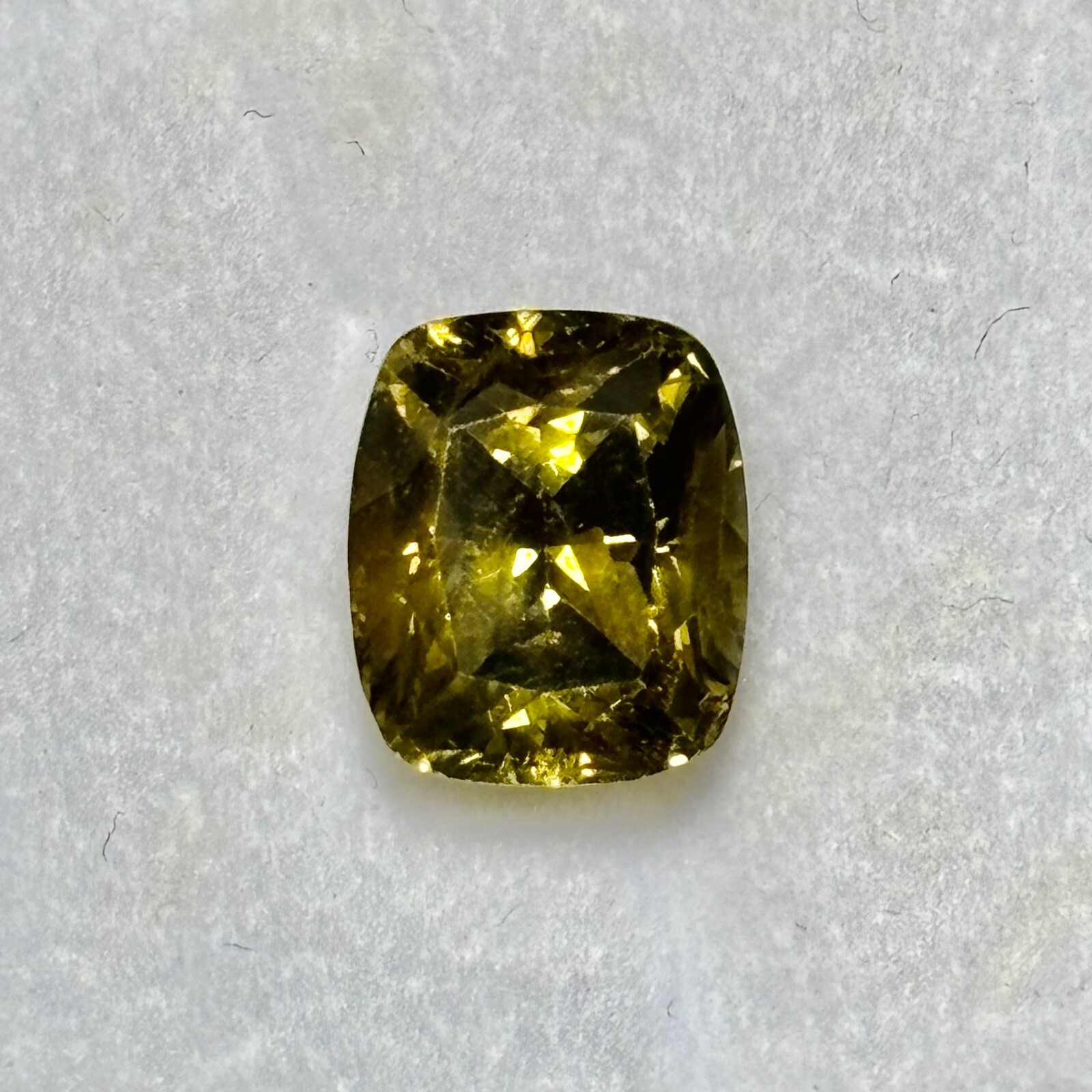 Chrysoberyl Natural 6.50 Carat Genuine Loose Gemstone Sri Lanka 10.5x9mm Cushion