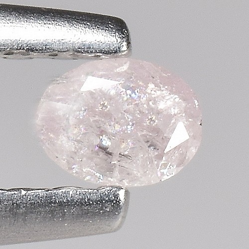 0.09Ct Natural Purple Pink Oval Natural Diamond 39