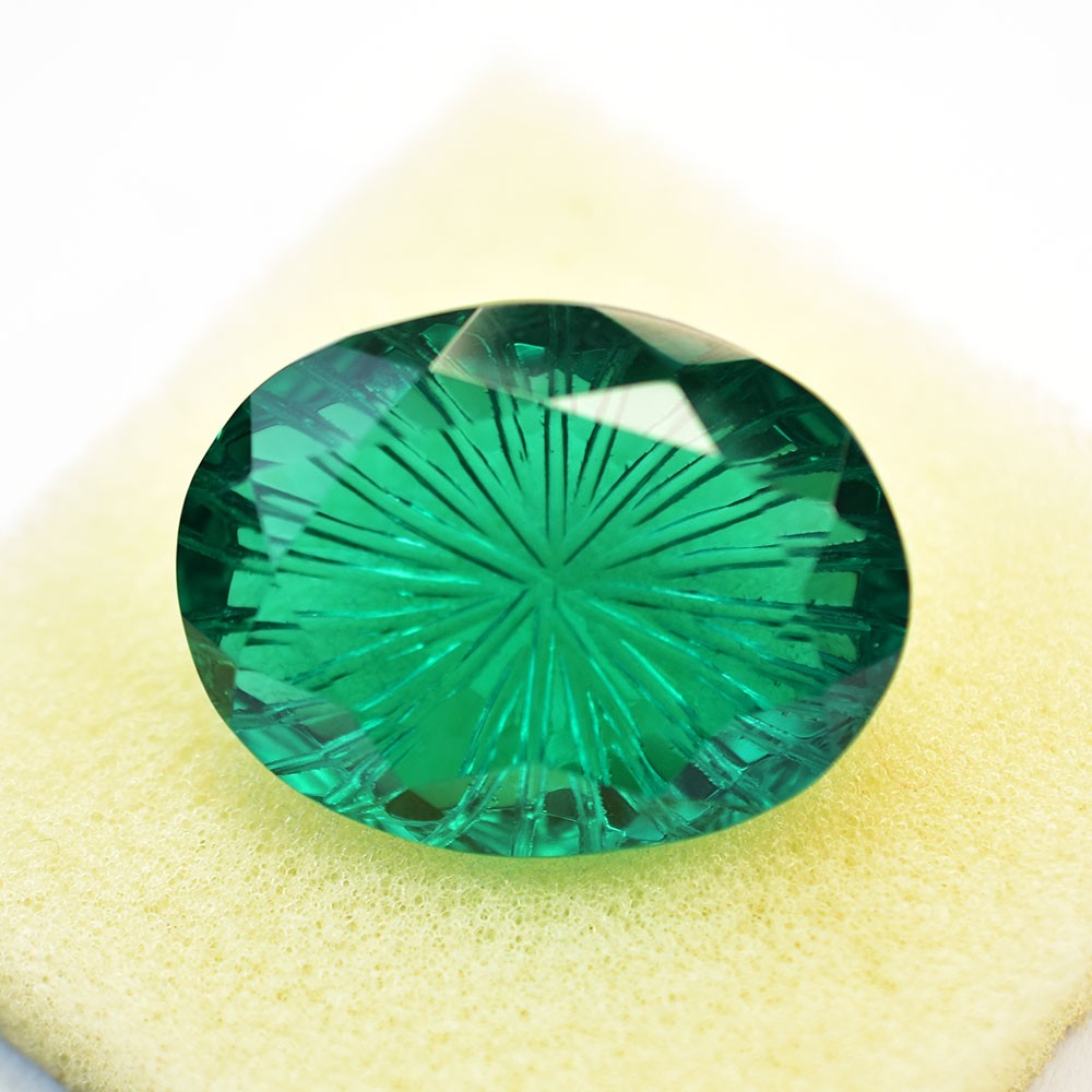 50 Ct Natural Green Topaz Perfect Oval Cut Certified Flawless Loose Gemstones