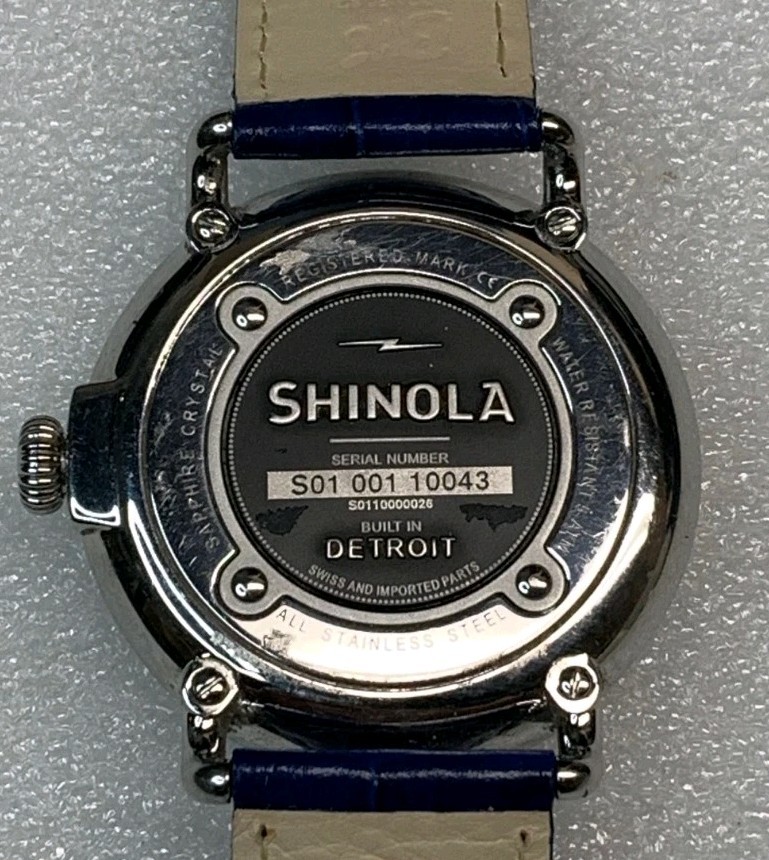 Shinola Argonite- 1069 Detroit Runwell 41mm Green Quartz Watch