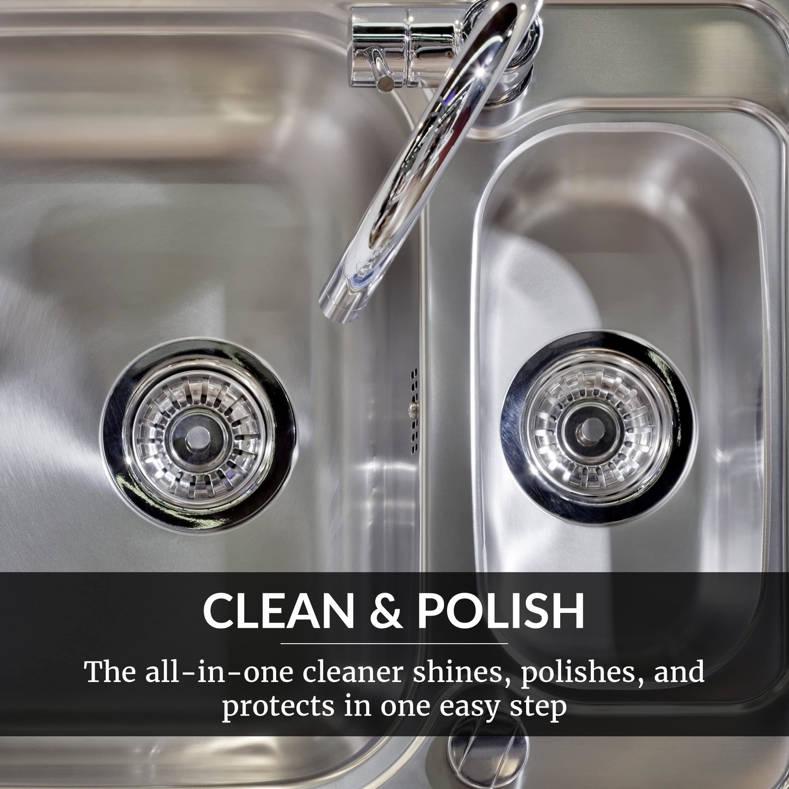 HOPE’S Perfect Sink Cleaner and Polish, 8.5 Fl Oz (Pack of 1), Black