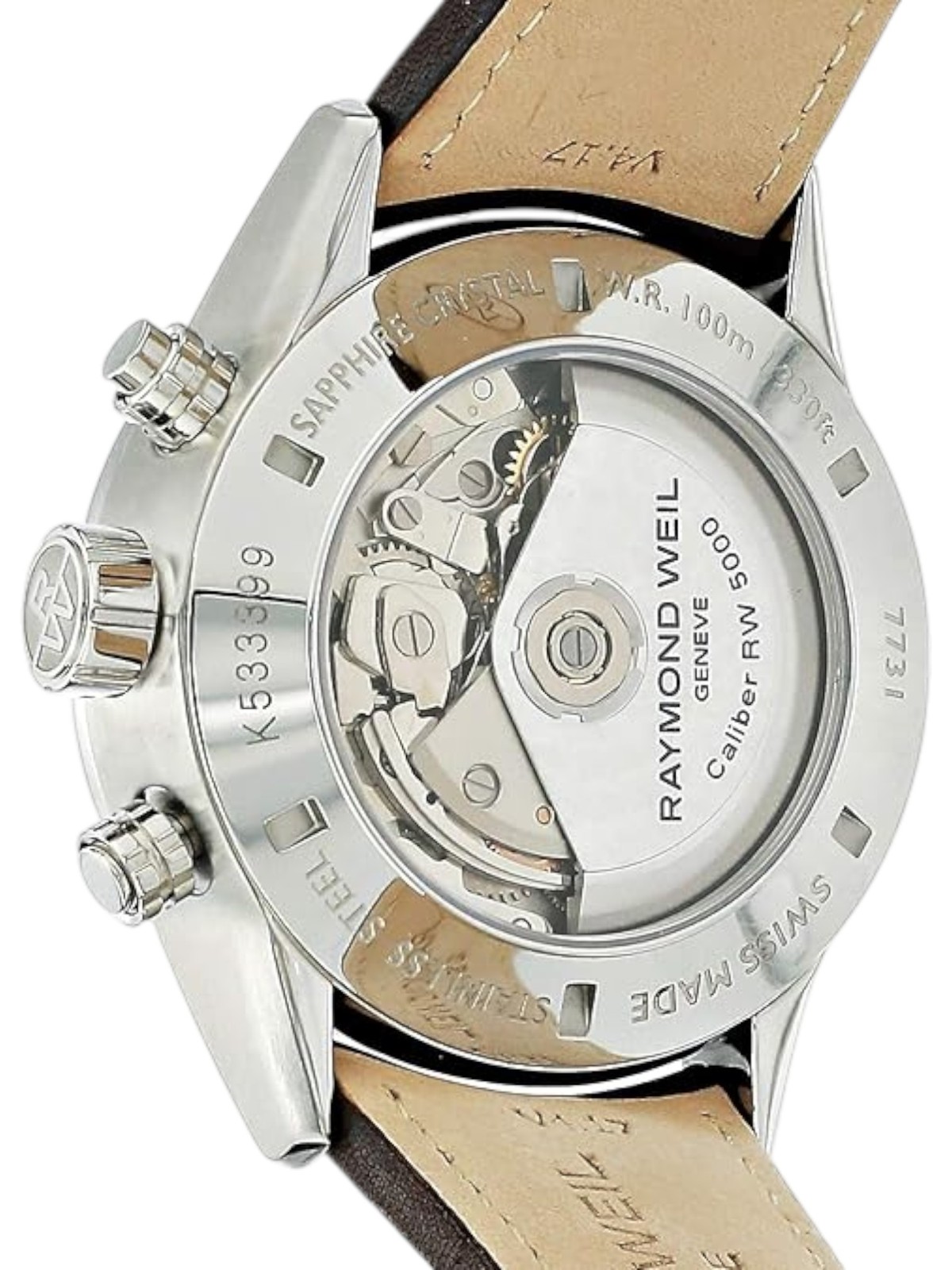 Raymond Weil Men’s 7731-SC2-65655 Freelancer Automatic Chrono 43 mm MSRP $2725