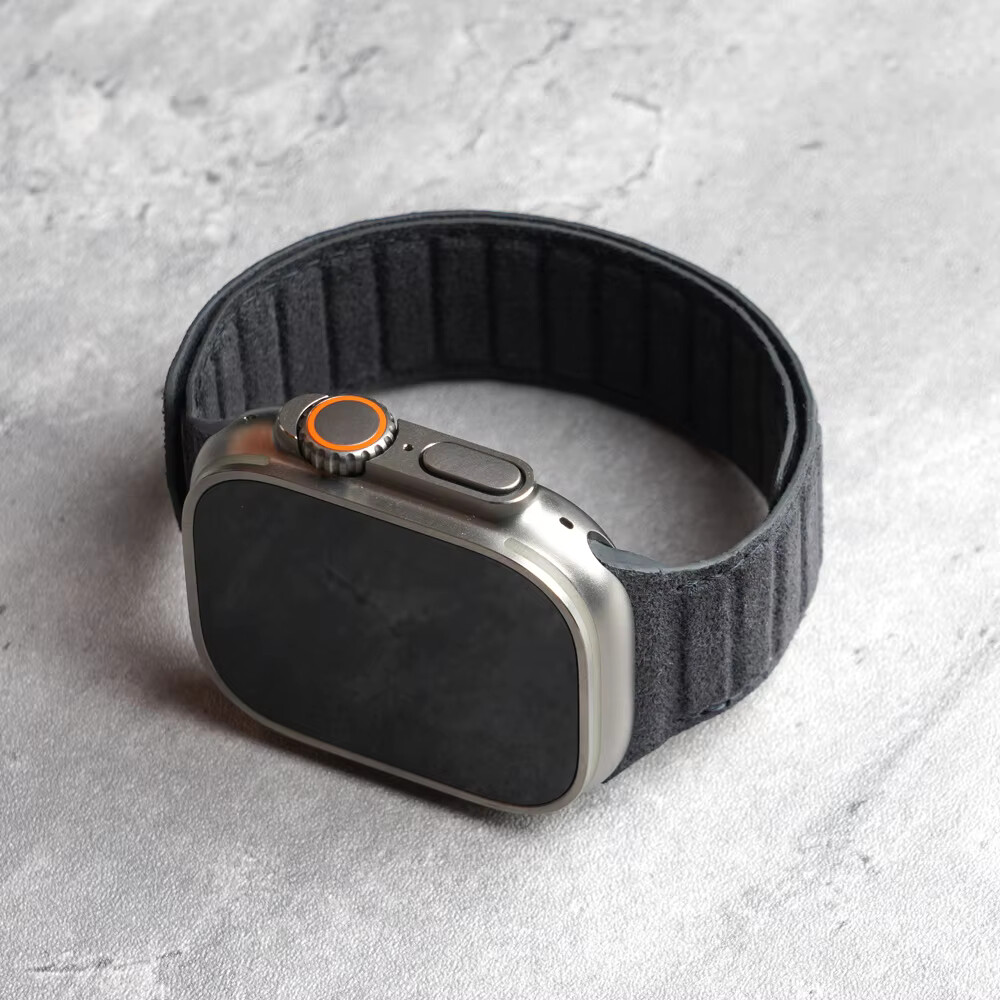 ALCANTARA Magnetic Leather Strap Accessories for Apple Watch