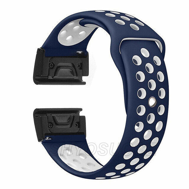 22mm Quick Fit Silicone Watch Band Strap For Garmin Fenix 8 47MM 7/6/5/Plus/Epix