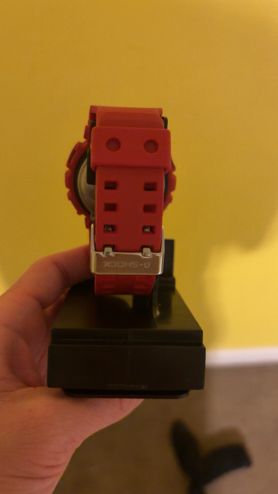 Casio G-SHOCK Analog-Digital Red Resin Strap 200m Quartz Date/Day