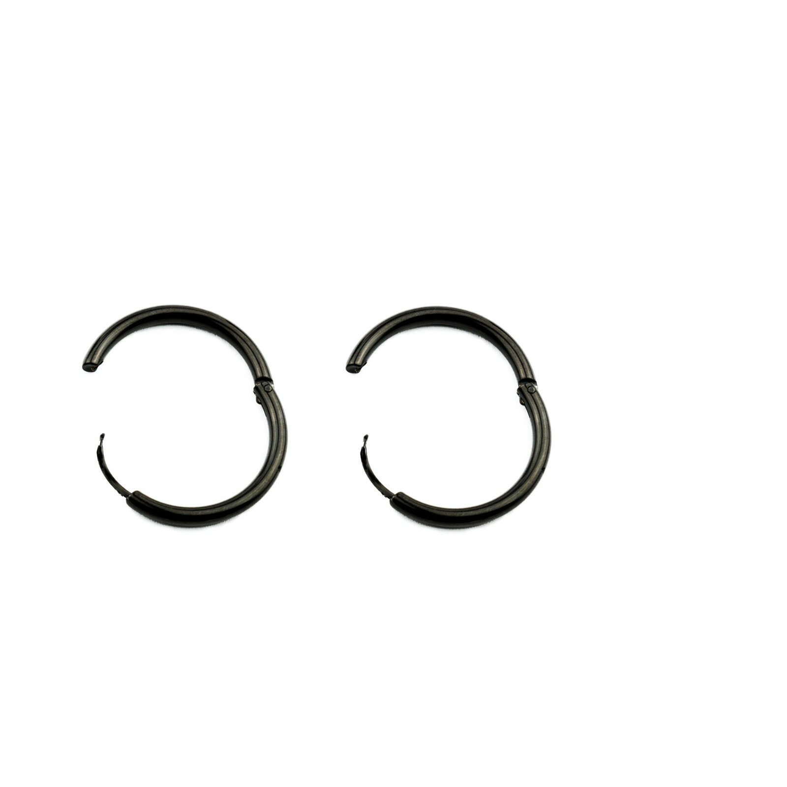 Vintage Stainless Steel Hoop Earrings Cartilage Lip Piercing Nose Hoop 18G