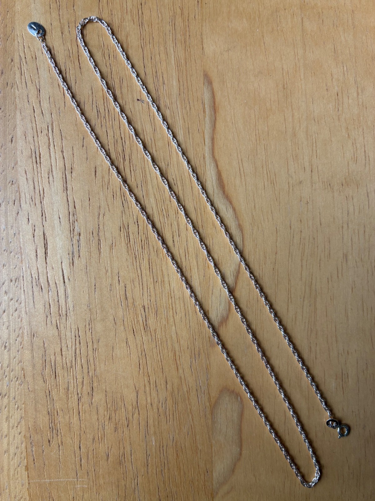 24 Inch Stamped 925 Sterling Silver 2mm Wide 4 Grams Twisted Rope Chain Necklace