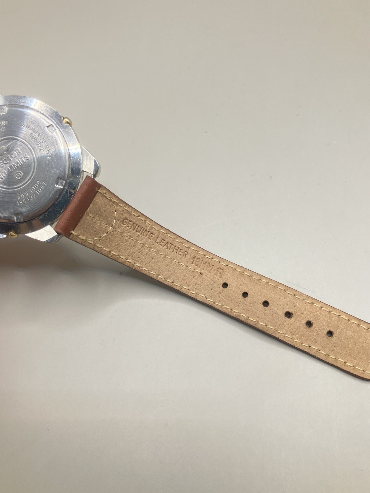 Vintage SECTOR ADV 1000 CHRONO CALENDAR TACHYMETER Swiss Made Leather Strap