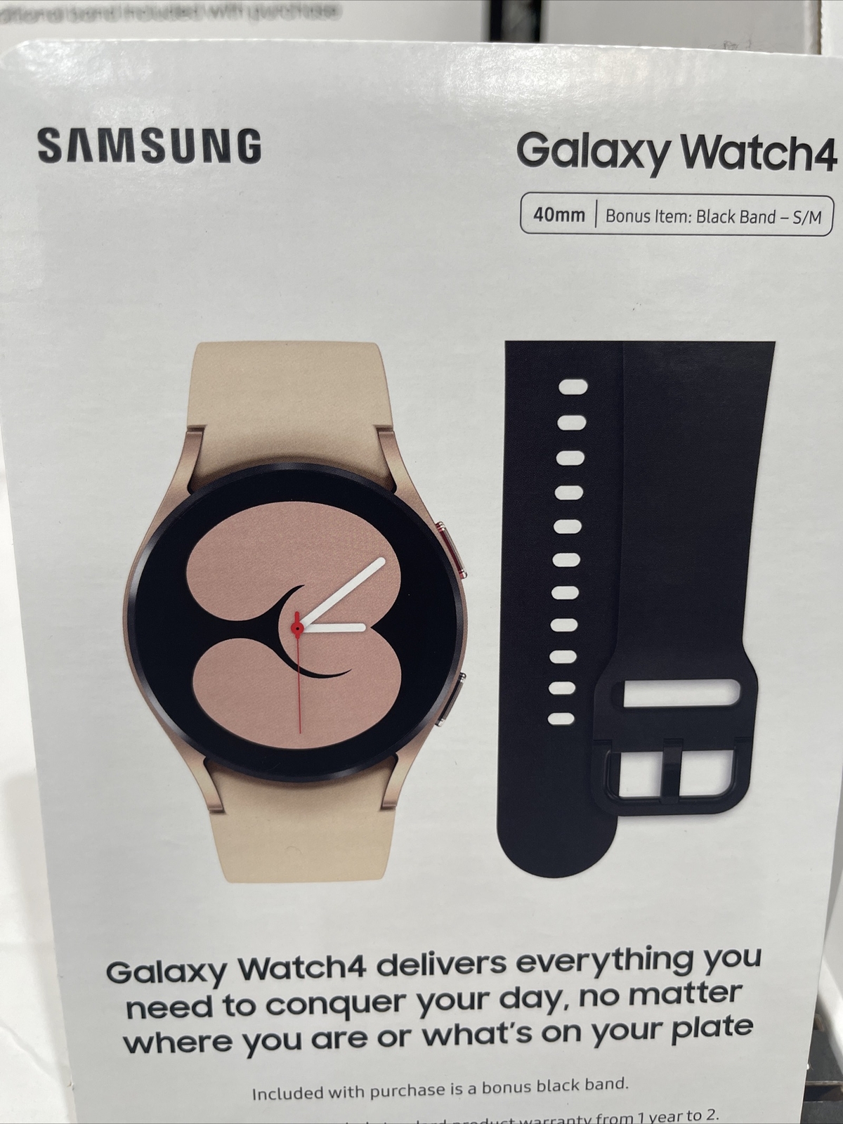 Samsung Galaxy Watch 4 SM-R860 GPS Wi-Fi 40 mm Smart Wristwatch Sports Band Gold