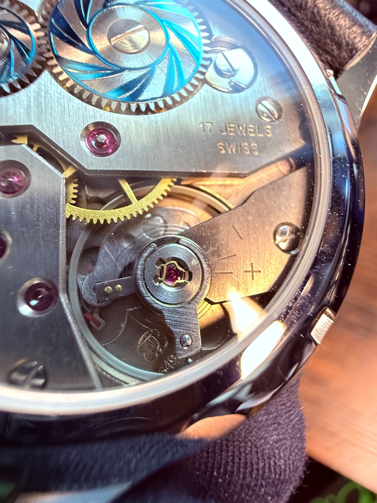 Watch Swiss eta 6498 movement Handmade Strap