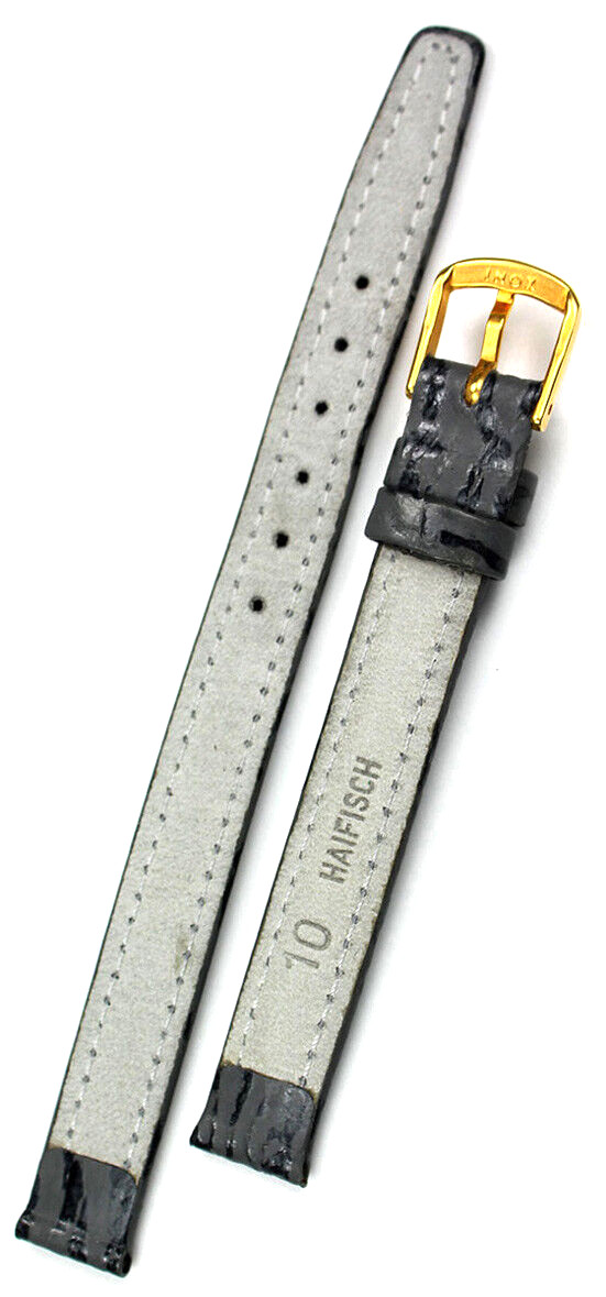 10mm Real Shark leather Band handmade Germany Graf grey Watch Strap