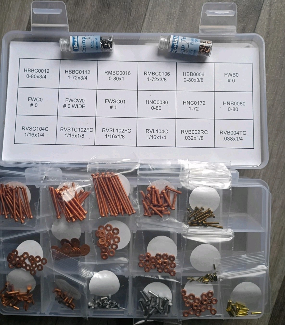 Jewelry Fastener Assortment Micro Starter Kit Cold Connection Watch Repair DIY