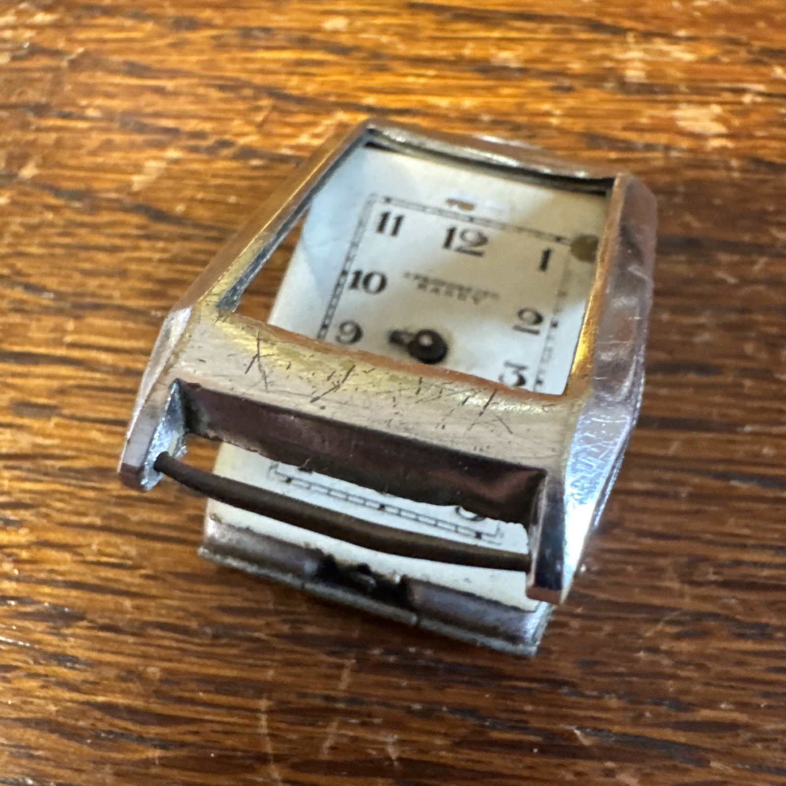 Ollendorff ? Oliver Handy Chronometer 15 Jewels 3 Adjustments Unusual Case 30mm