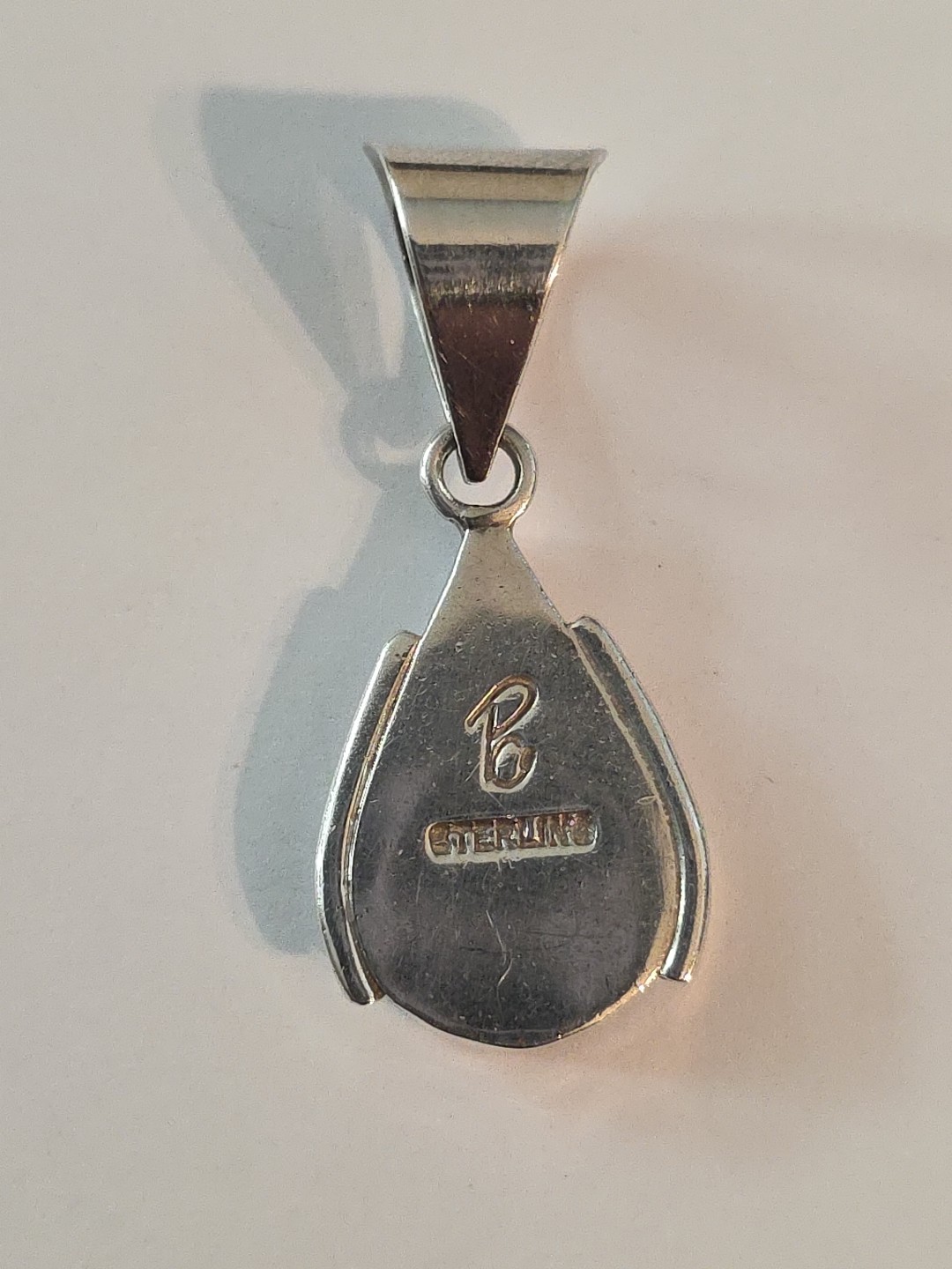 N.A. Navajo Pendant Sterling Silver Sugulite Turquoise And Opal Signed