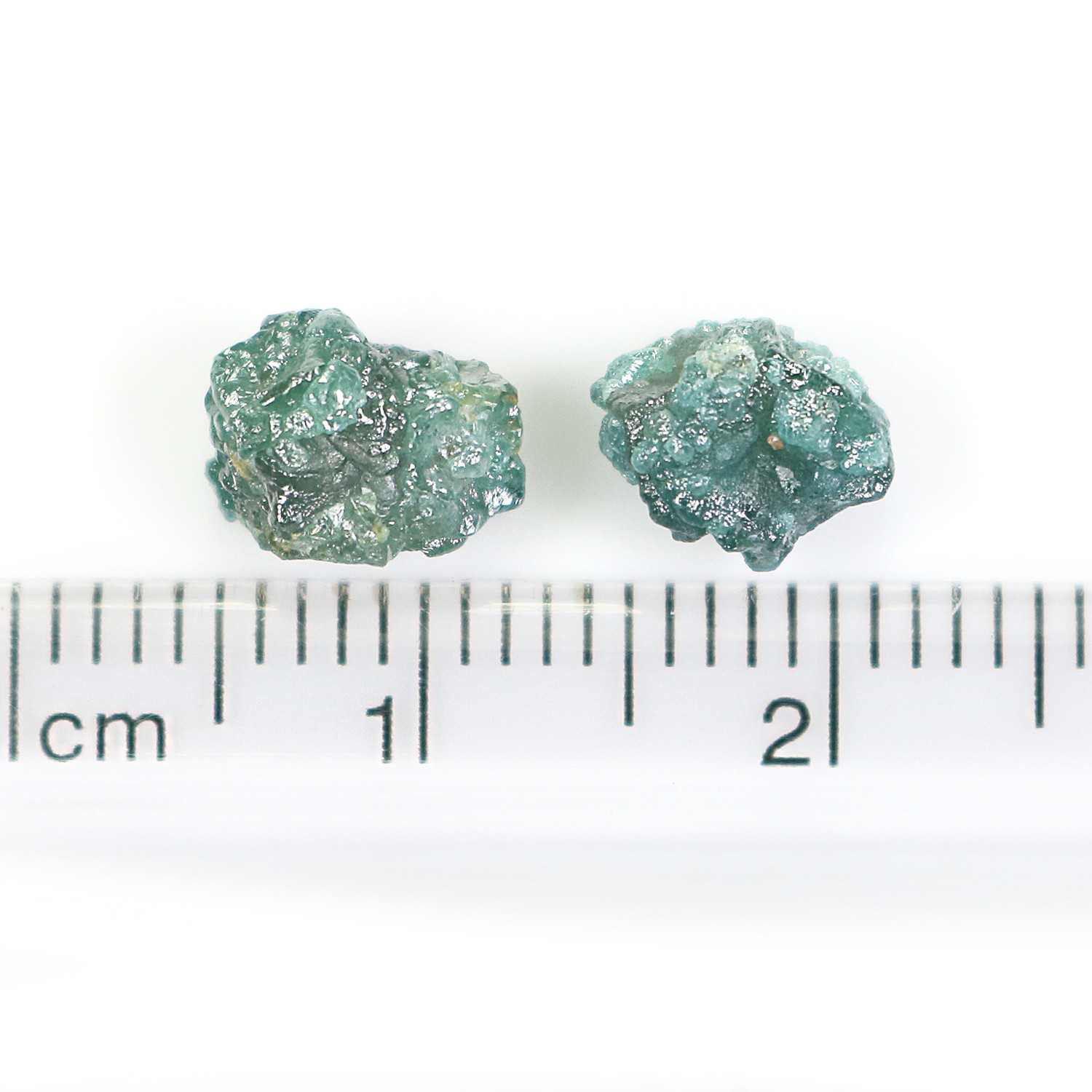 3.89 CT Natural Loose Rough Cut Diamond 6.40 MM Blue Color Rough Diamond NQ677