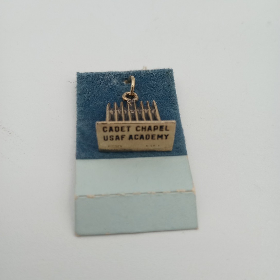 Vintage Kinney Cadet Chapel USAF Academy Charm Pendant