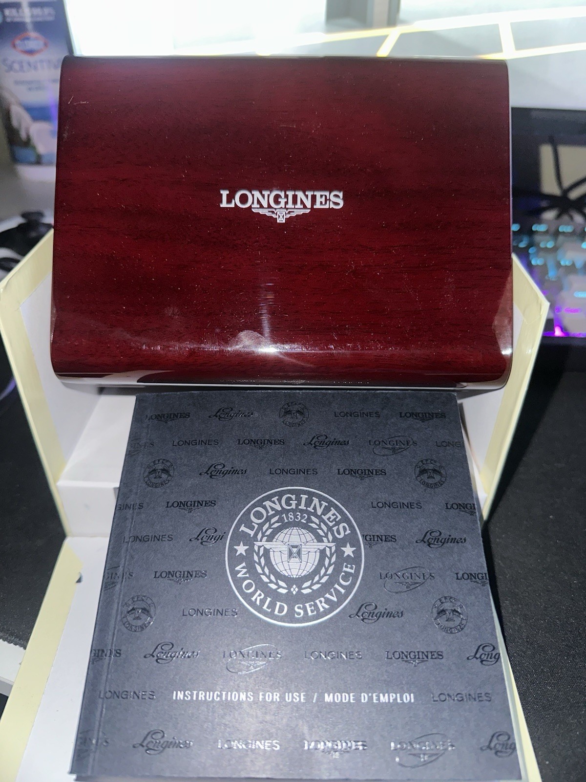 Longines Watch Box with Outer Case and Booklets