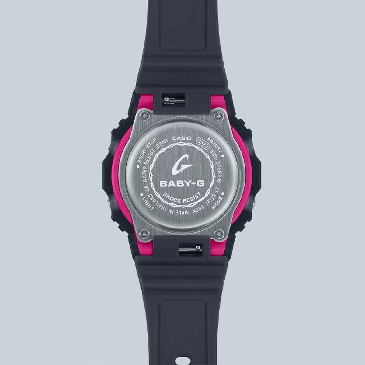 Casio Baby-G BGD-565RS-8JF Transparent Purple Gray Digital Watch Japan New
