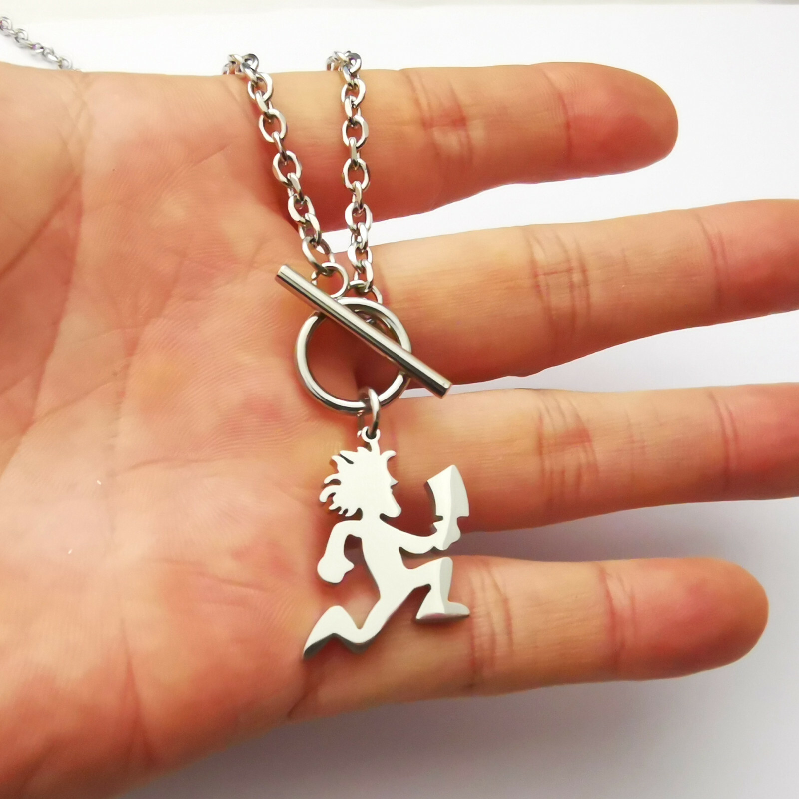 Insane Clown Posse Toggle Clasp hatchemtan Juggalette necklace pendant 16-40inch