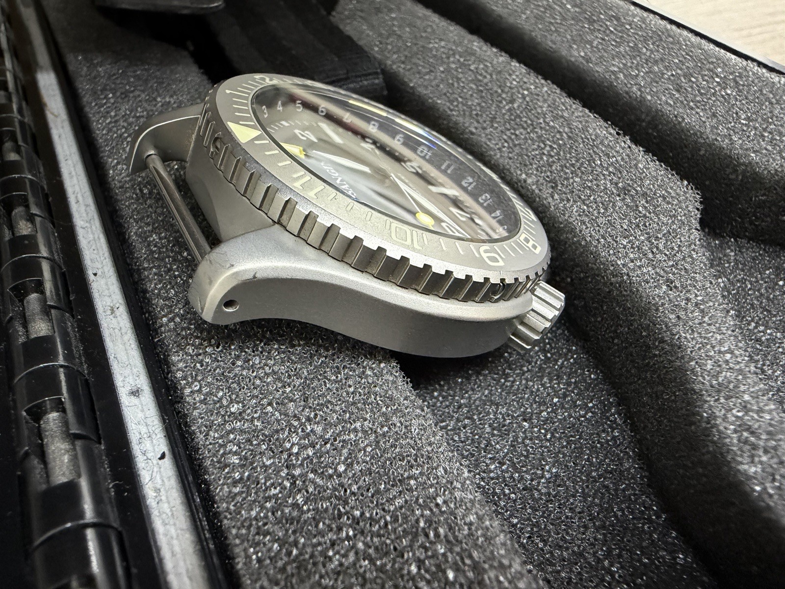 Sangin Instruments Kinetic II Pilot GMT Watch NATO Strap