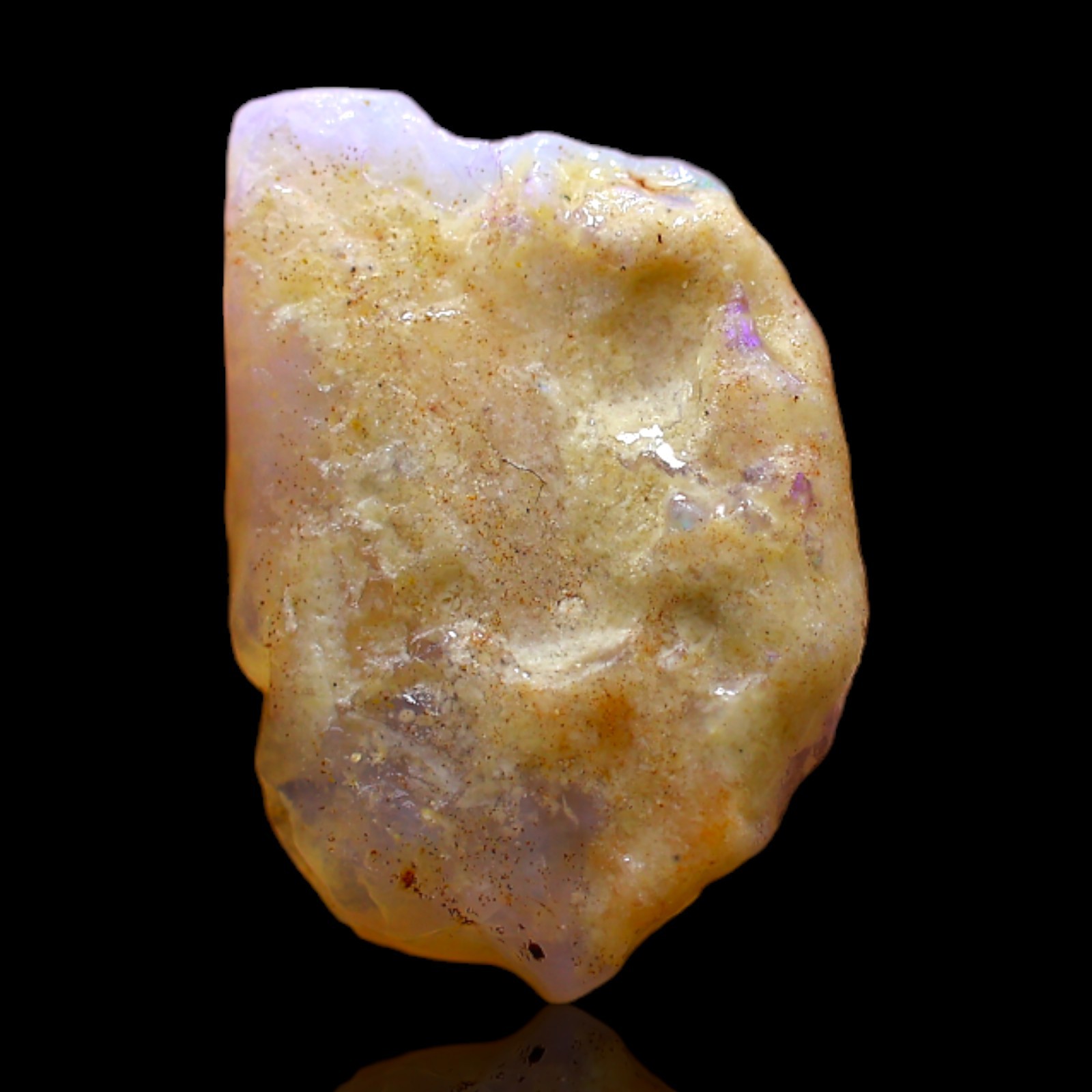 2.50 Cts Fire Opal Ethical Gemstone Pendant Making Rough Natural 16x11x3 mm