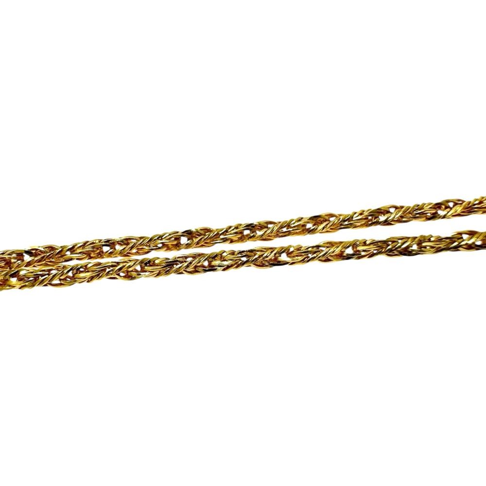 UNOAERRE Chain only Necklace K18 Gold 3.7g 15″ Women