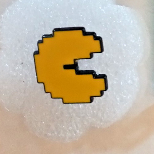 PAC MAN- ENAMEL PIN-SHIP ALL THE PINS YOU BUY FOR $4.99-VISIT OUR STORE