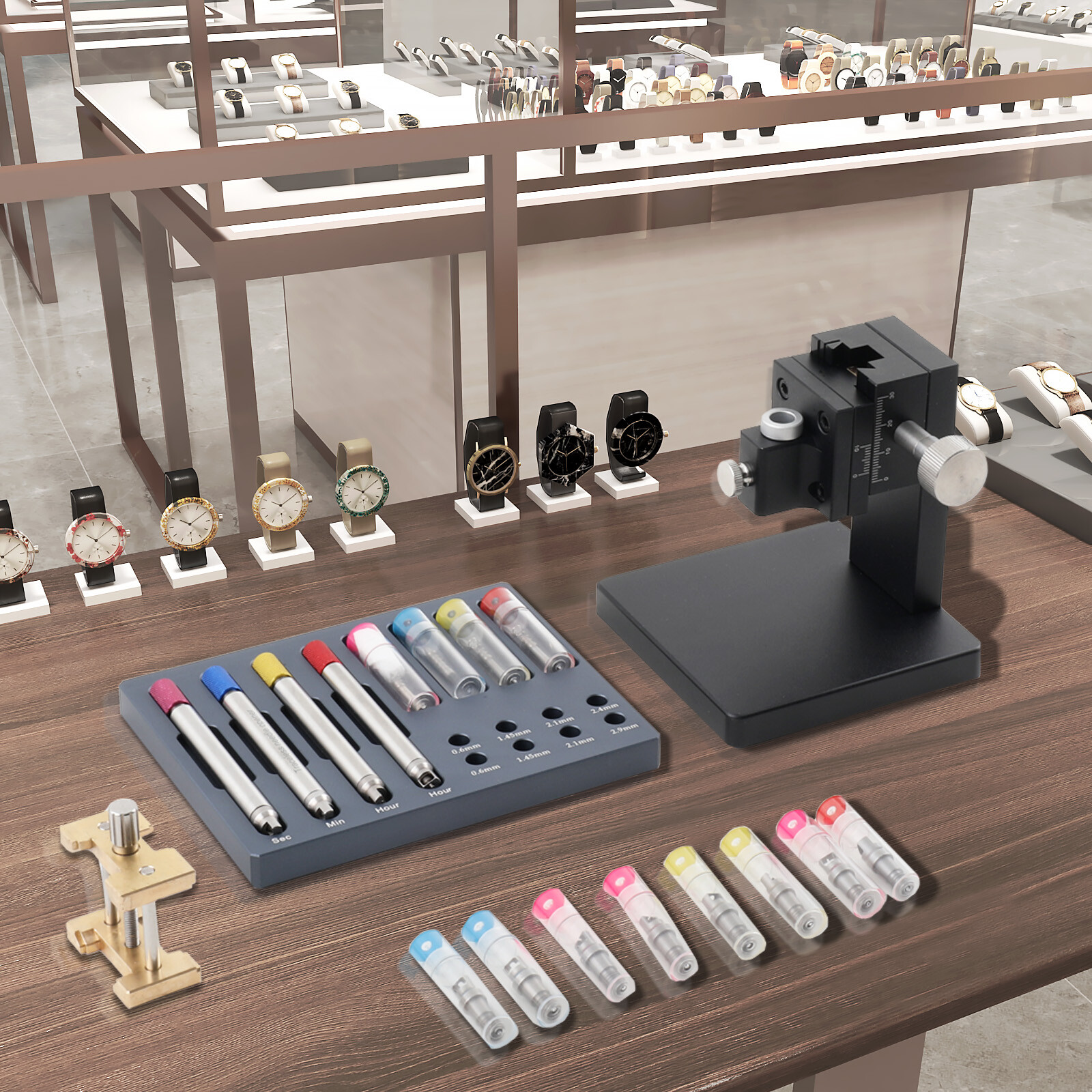 New Watch Hand Setting and Fitting Press Holder Watch Second Hand Remover Tool