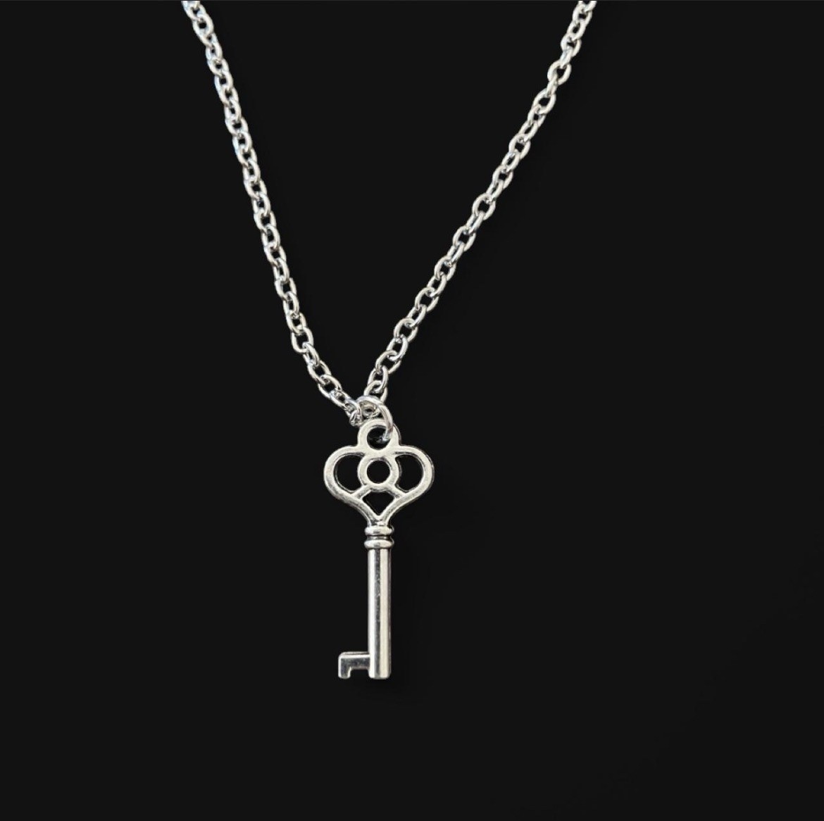 Silver Key Necklace