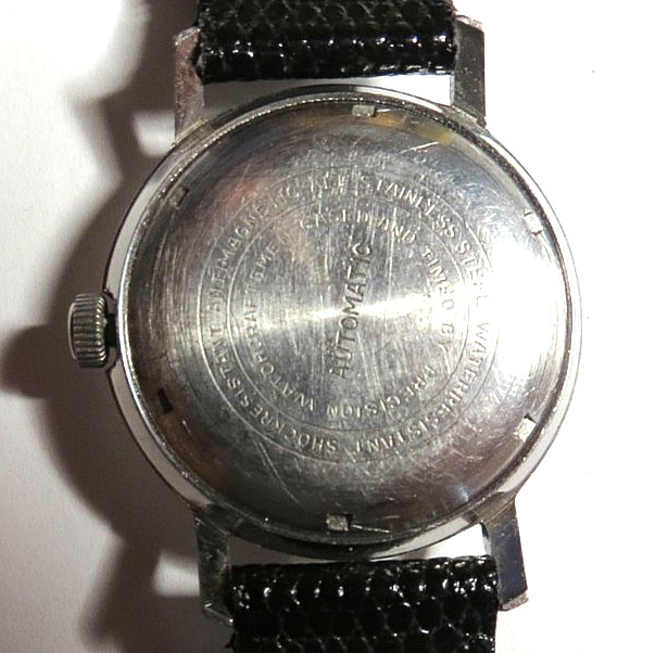 VTG 1960’s SWISS MENS WALTHAM 17’J AUTOMATIC RED POINTER 1700/01 WRISTWATCH RUNS