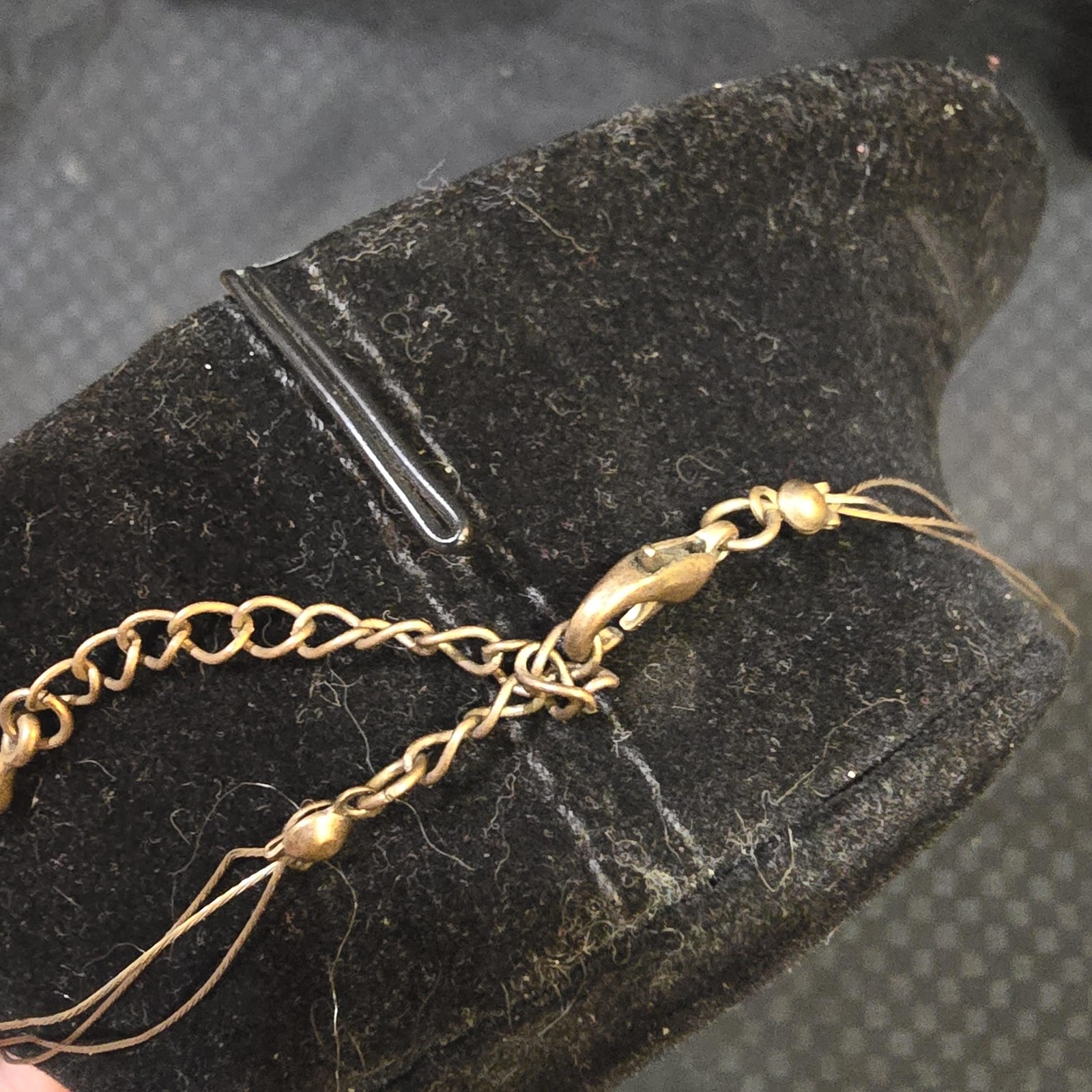 Necklace Beaded Layered Station Gold Tone Lobster Clasp Womens Multi-Strand
