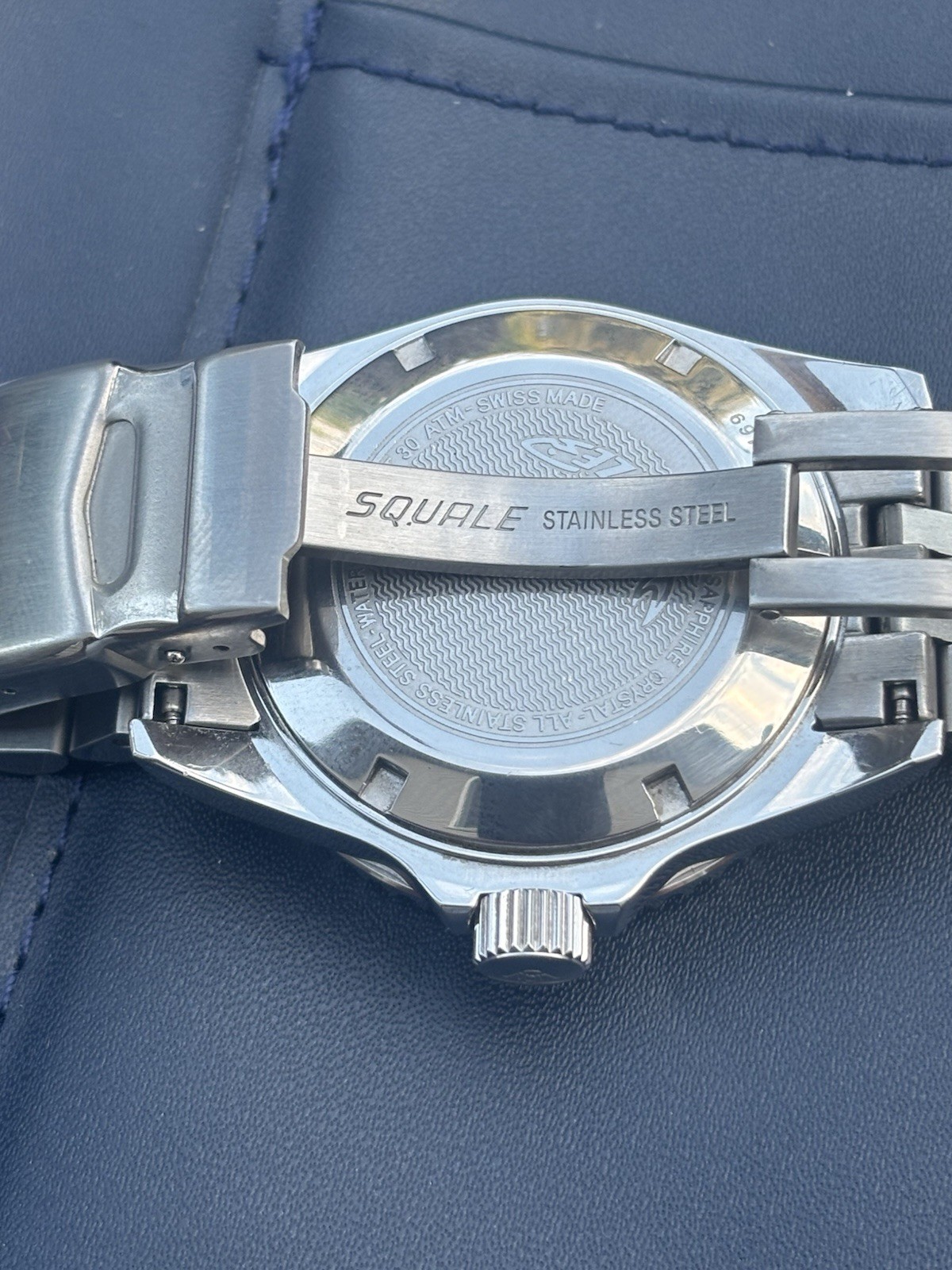 Squale 20 Atmos GMT Tropical, Ceramic Bezel, Black Dial Automatic, 40mm Watch