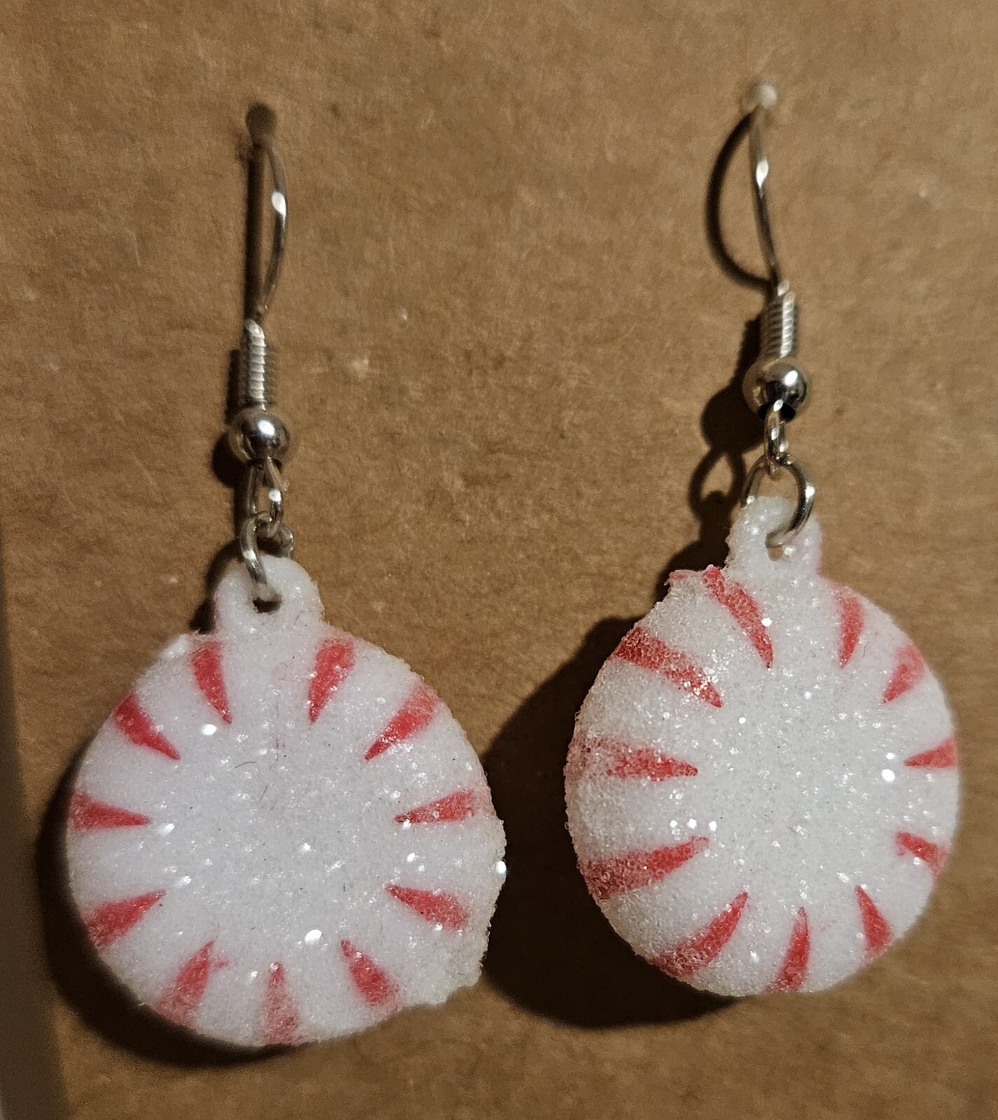STARLIGHT MINT CANDY Earrings. One of A Kind! Must Have! You Can’t Eat Them!!!!!