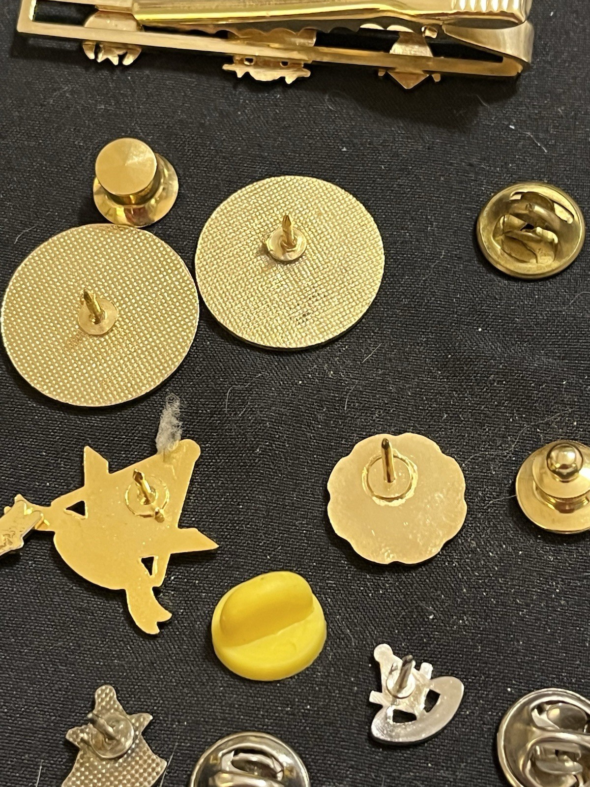 Vintage Masonic Estate Lot Knights Templar Rings Pins Buckle Coins Tie Bar