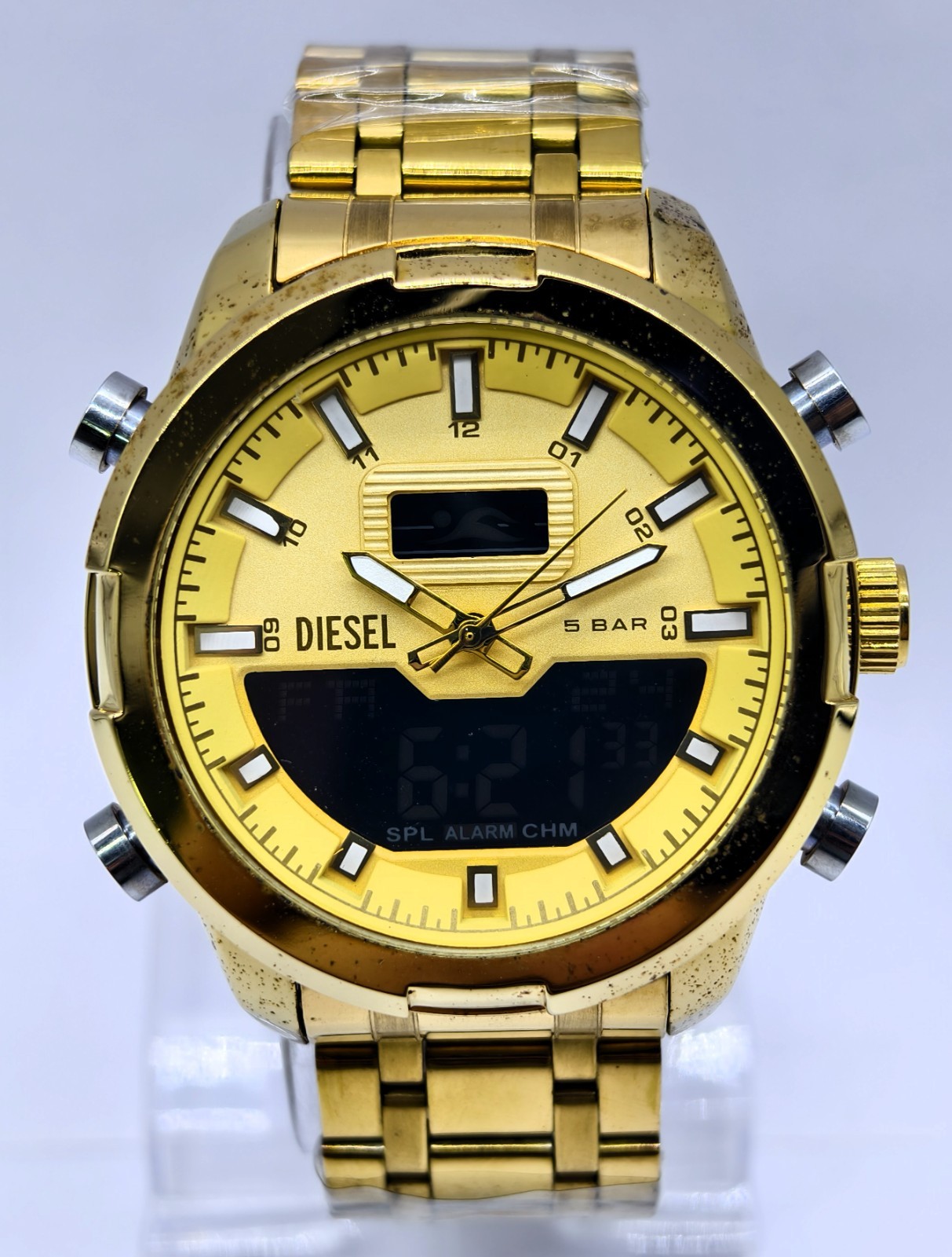 Beautiful DIESEL 5 Bar Ana-Digi Dial Quartz Men’s wrist Watch Free Shipping