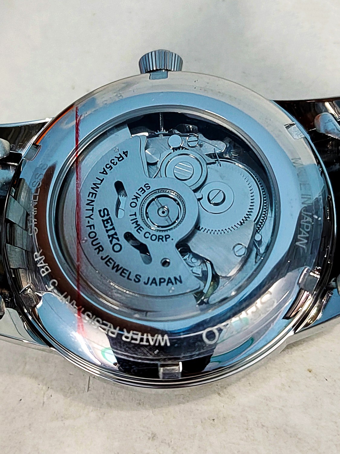 New SEIKO Presage Automatic 24-Jewels Japanese Men’s 4R35 Driven 40mm Wristwatch