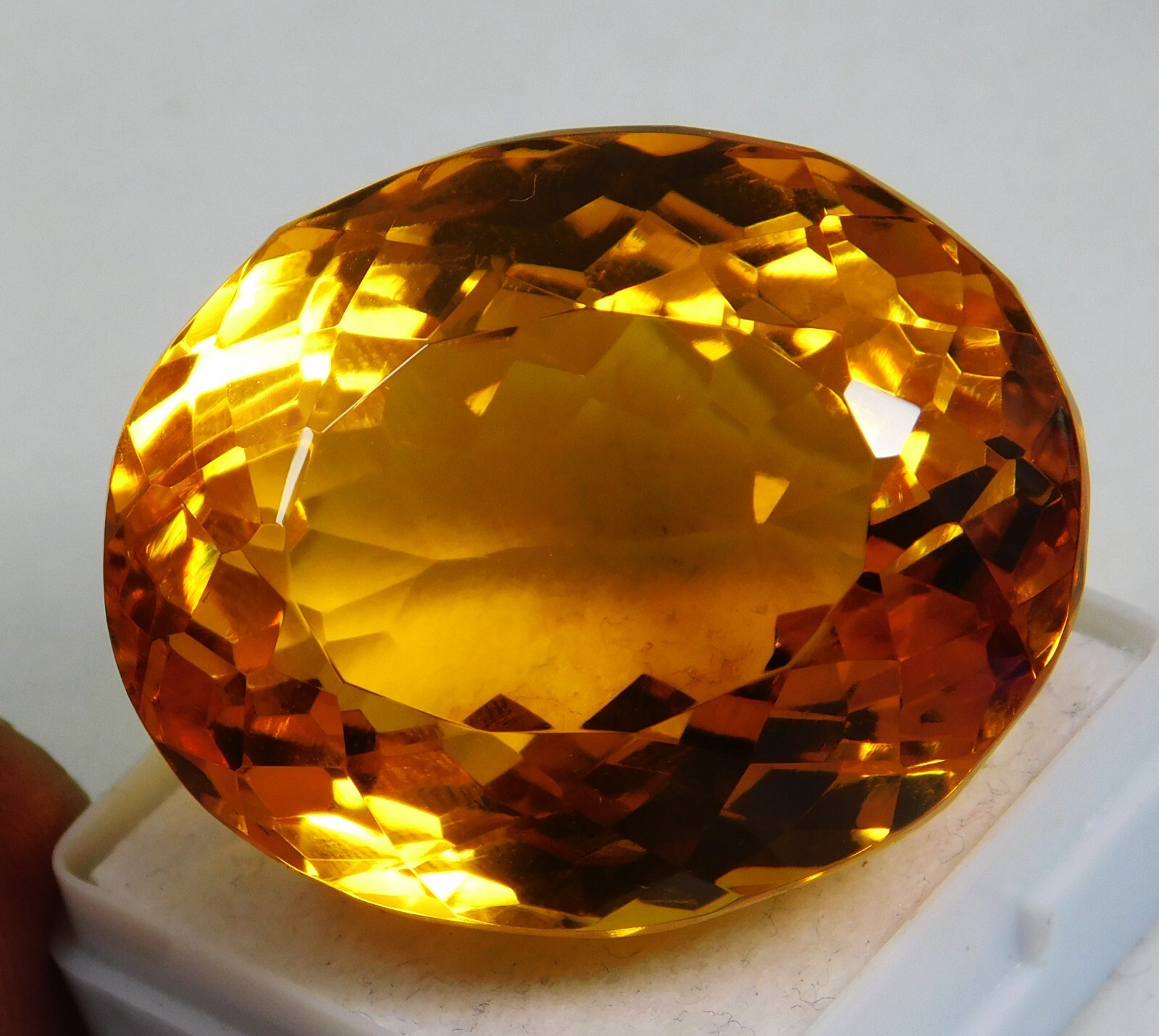 Natural 118.50 Ct Mogok Orange-Yellow Painite Oval Cut Certified Loose Gemstone