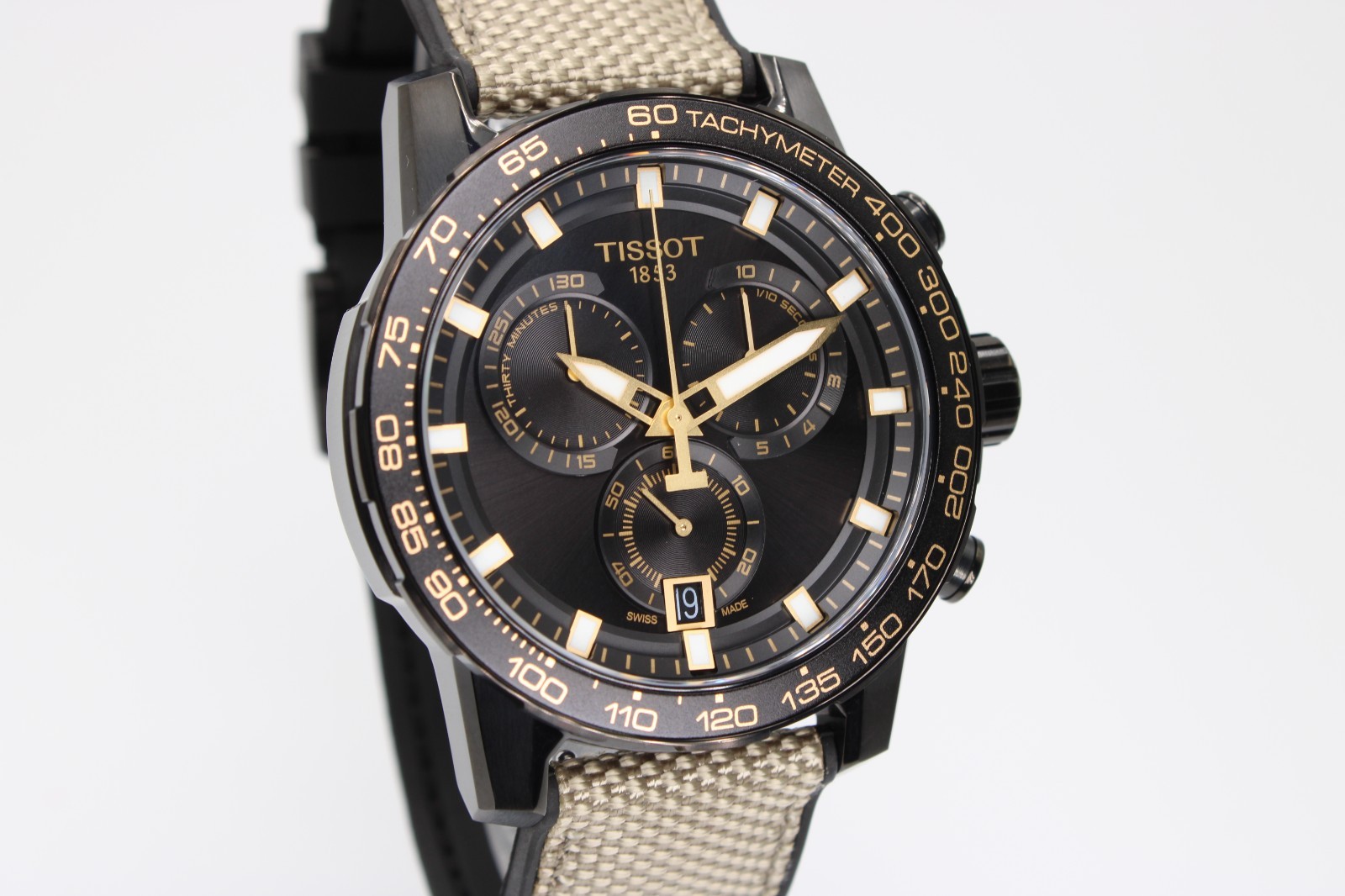 TISSOT Supersport T125.617.37.051.01 Chrono Black Dial Men’s Watch 45.5mm
