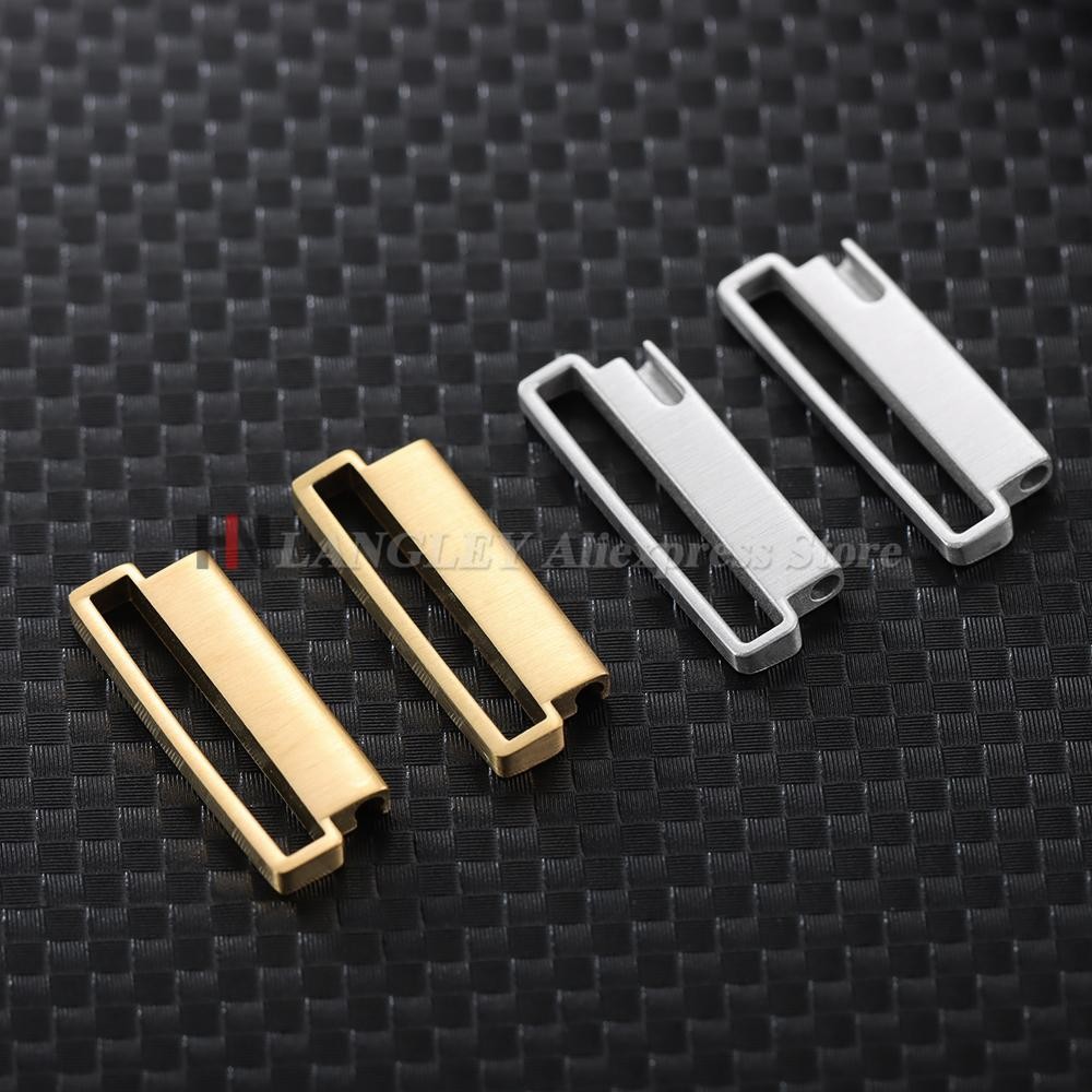2pcs 20mm To 22mm 22mm To 24mm Quick Release Steel Watch Connector Adapter