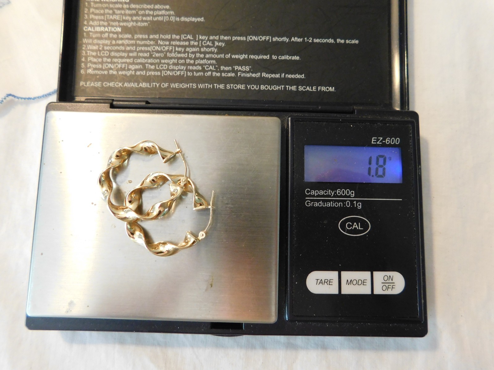 Eterna Gold 14KT Gold Twisted Hoop Earrings Hoops 14K QVC