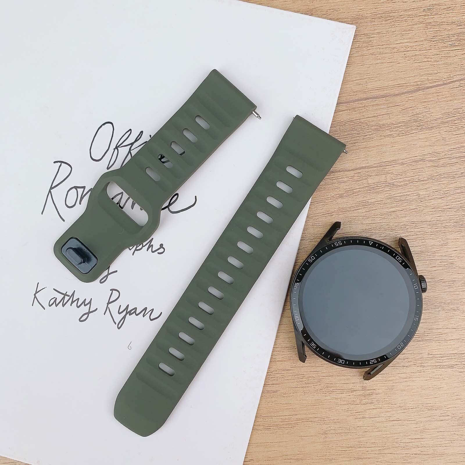For Samsung Galaxy Watch 7 6 5 Pro 4 FE Soft Liquid Silicone Sport Band Strap