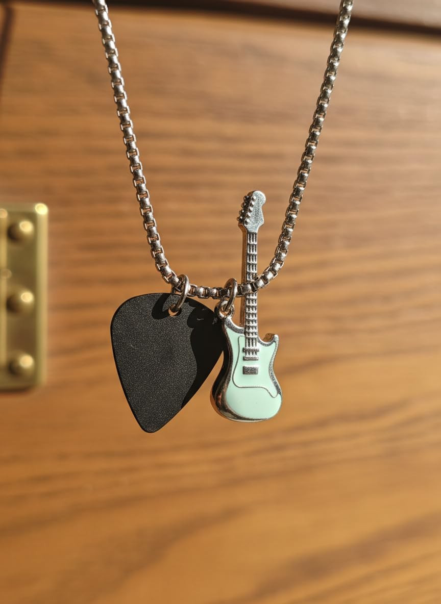 Guitar Pick Necklace for Men and Women – Music-Inspired Jewelry