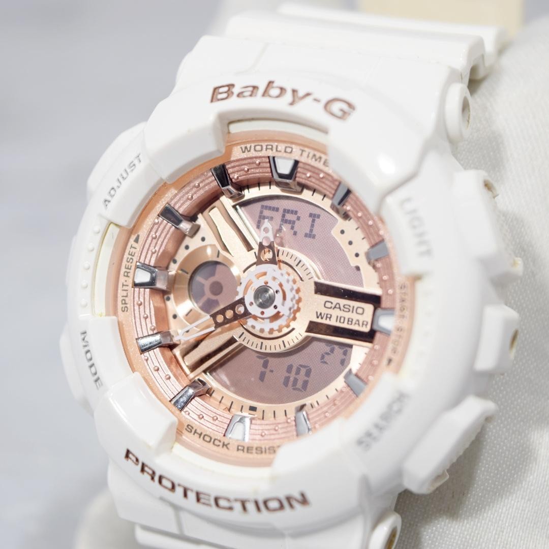 with Box CASIO BABY G BA 110 Ana Digi New Battery