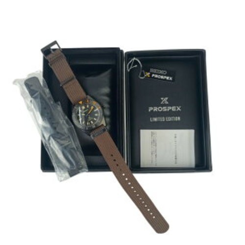 Seiko Prospex Black Series 1968 Ref 6R35-01X0 SBDC153 Black Dial Stainless Steel