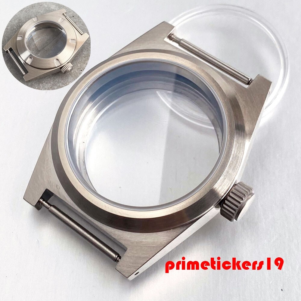 Fit NH35 NH36 NH38 AR Sapphire 20BAR 38mm Dive Watch Case Transparent Glass Back